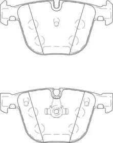 Комплект тормозных колодок NECTO FD7452A