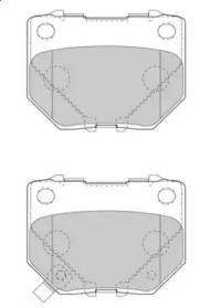 Комплект тормозных колодок NECTO FD7520A