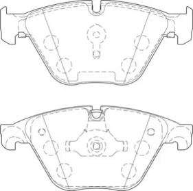 Комплект тормозных колодок NECTO FD7528A