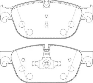 Комплект тормозных колодок NECTO FD7485A