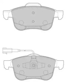 Комплект тормозных колодок NECTO FD7503A