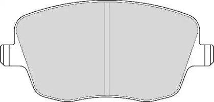 Комплект тормозных колодок NECTO FD6963A