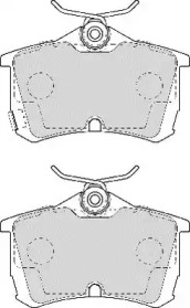 Комплект тормозных колодок NECTO FD6956A