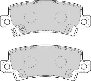 Комплект тормозных колодок NECTO FD6965A