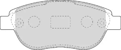 Комплект тормозных колодок NECTO FD6948A