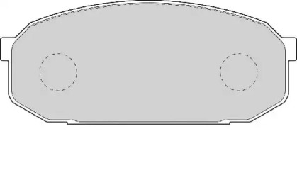 Комплект тормозных колодок NECTO FD7002A