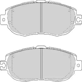 Комплект тормозных колодок NECTO FD6983A