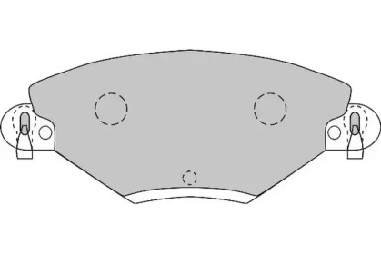 Комплект тормозных колодок NECTO FD6875A