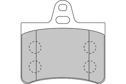 Комплект тормозных колодок NECTO FD6877A