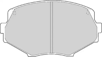 Комплект тормозных колодок NECTO FD6925A