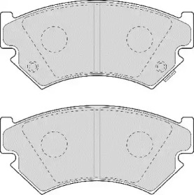 Комплект тормозных колодок NECTO FD6928A