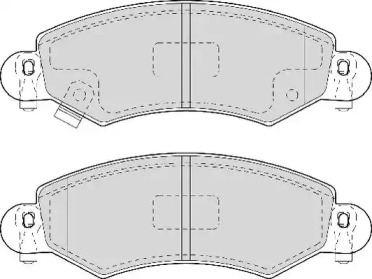 Комплект тормозных колодок NECTO FD6922A