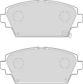 Комплект тормозных колодок NECTO FD6937A