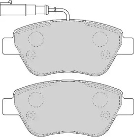 Комплект тормозных колодок NECTO FD6916A