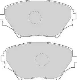 Комплект тормозных колодок NECTO FD6999A