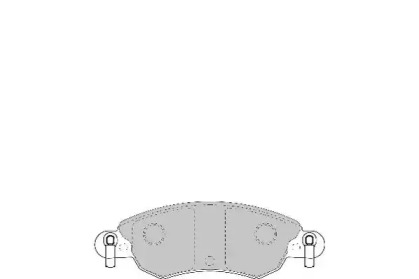 Комплект тормозных колодок NECTO FD6911A