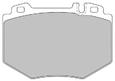 Комплект тормозных колодок NECTO FD7144A