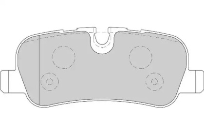 Комплект тормозных колодок NECTO FD7119A