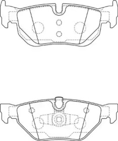 Комплект тормозных колодок NECTO FD7198A