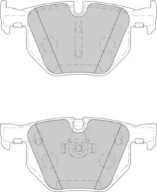 Комплект тормозных колодок NECTO FD7163A