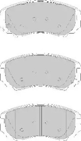 Комплект тормозных колодок NECTO FD7147A