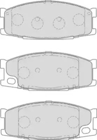 Комплект тормозных колодок NECTO FD7158V