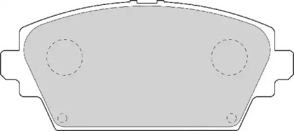 Комплект тормозных колодок NECTO FD7039A