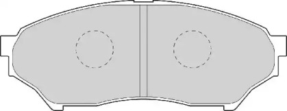 Комплект тормозных колодок NECTO FD7048A