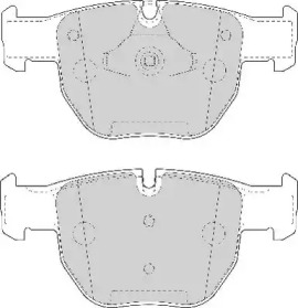 Комплект тормозных колодок NECTO FD7049A