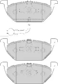 Комплект тормозных колодок NECTO FD7085A