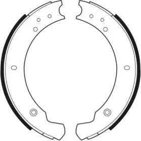 Комлект тормозных накладок NECTO N1488