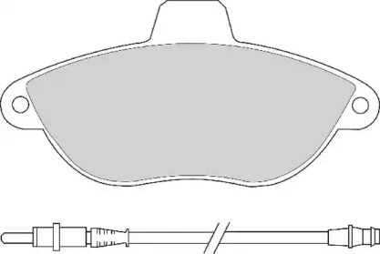 Комплект тормозных колодок NECTO FD6684E