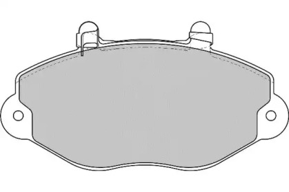 Комплект тормозных колодок NECTO FD6801N