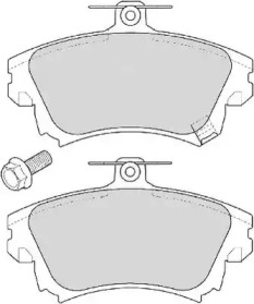 Комплект тормозных колодок NECTO FD6857N