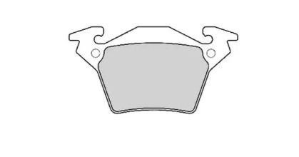 Комплект тормозных колодок NECTO FD6783N