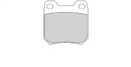 Комплект тормозных колодок NECTO FD6715N