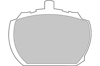 Комплект тормозных колодок NECTO FD571N