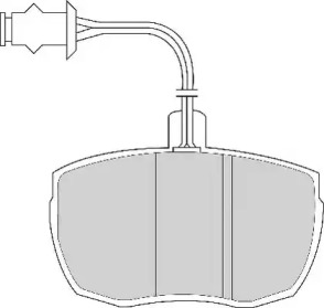 Комплект тормозных колодок NECTO FD6137N