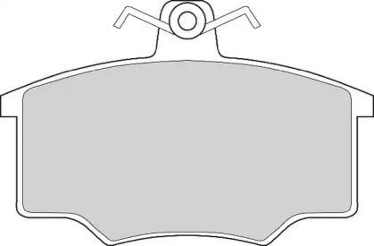 Комплект тормозных колодок NECTO FD267N