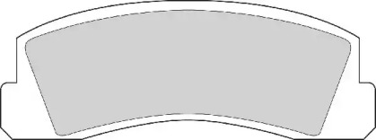 Комплект тормозных колодок NECTO FD825N