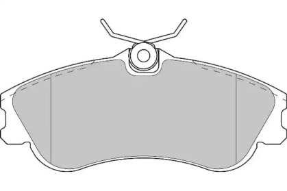 Комплект тормозных колодок NECTO FD6892N