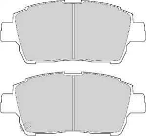 Комплект тормозных колодок NECTO FD6908N