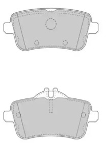 Комплект тормозных колодок NECTO FD7601A