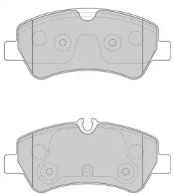 Комплект тормозных колодок NECTO FD7597V