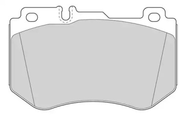 Комплект тормозных колодок NECTO FD7606A