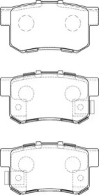 Комплект тормозных колодок NECTO FD7188A