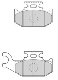 Комплект тормозных колодок NECTO FD7610A