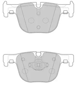 Комплект тормозных колодок NECTO FD7631A