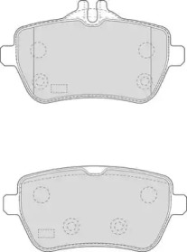 Комплект тормозных колодок NECTO FD7641A