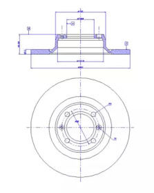 Тормозной диск CAR 142.110